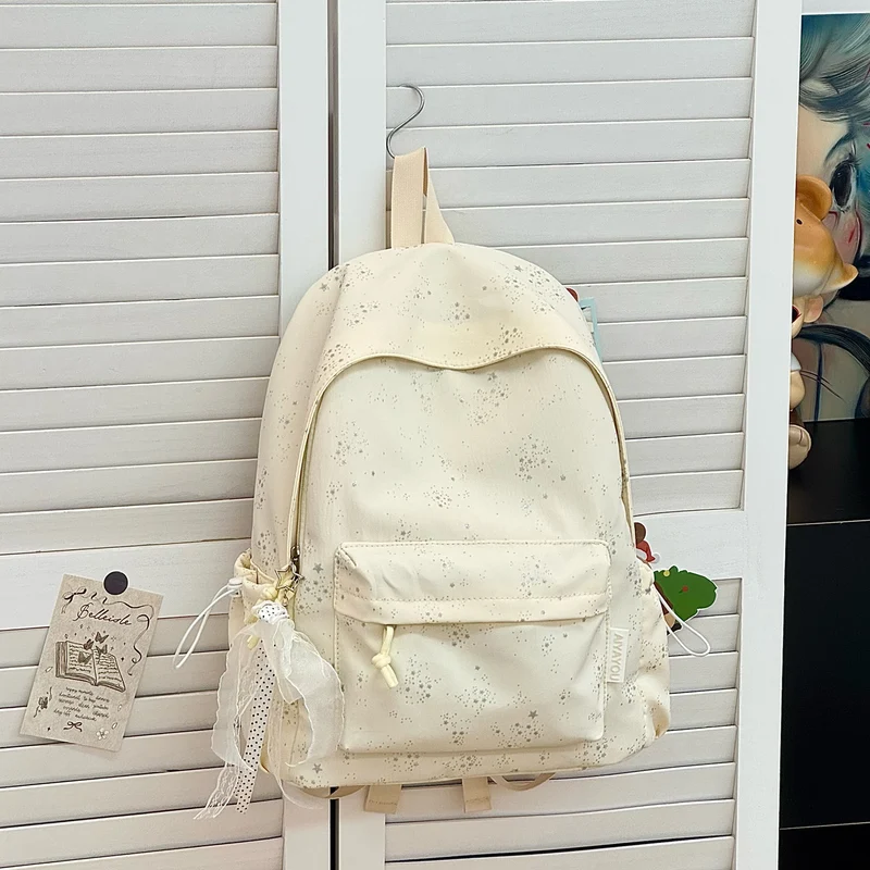 Verspielter Blütenprint Rucksack Karnz