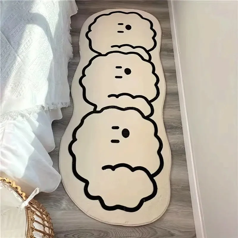 Spaßiges tierisches Teppichdesign