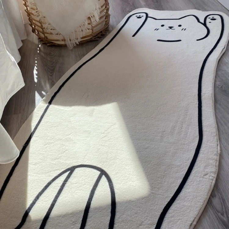 Spaßiges tierisches Teppichdesign