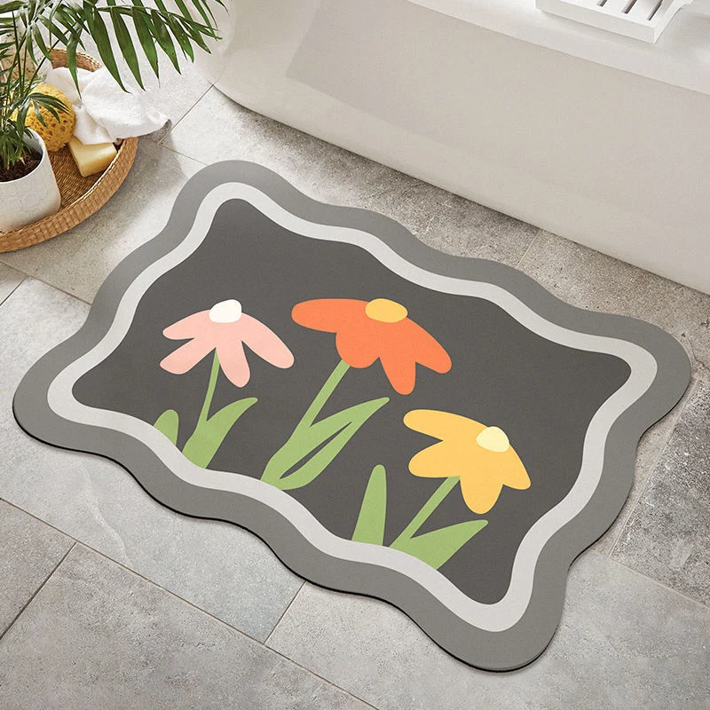 Florale dekorative Bereichsmatte