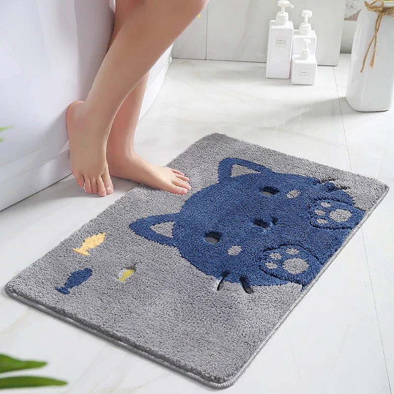 Badematte für das Badezimmer drinnen