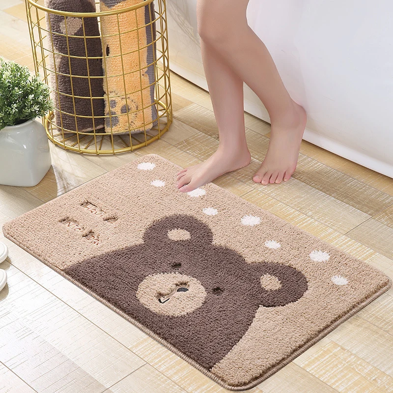 Badematte für das Badezimmer drinnen