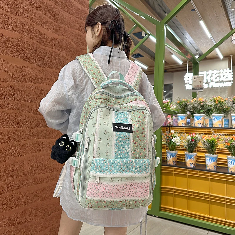 Blumenmuster Freizeit Rucksack Karnz