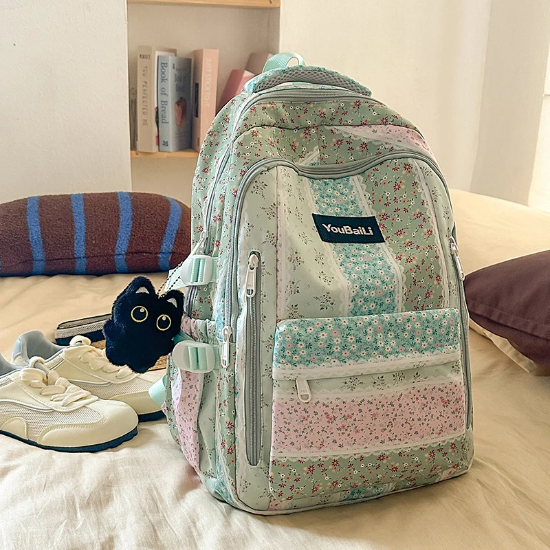 Blumenmuster Freizeit Rucksack Karnz
