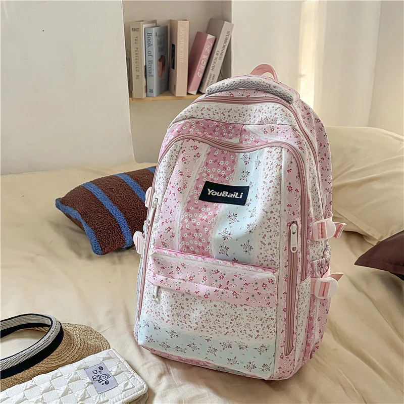 Blumenmuster Freizeit Rucksack Karnz