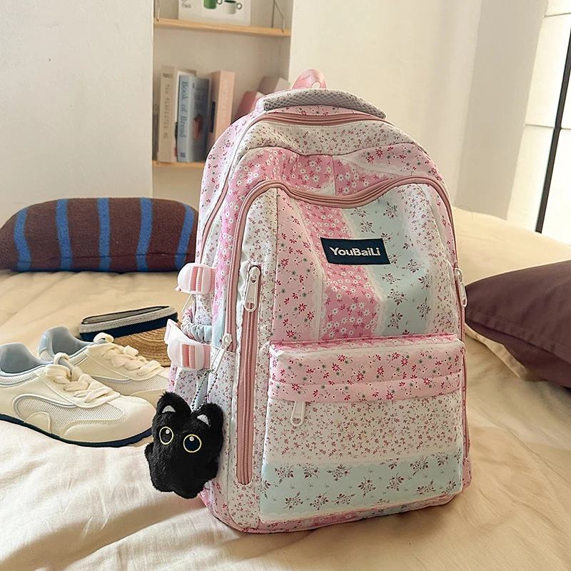 Blumenmuster Freizeit Rucksack Karnz