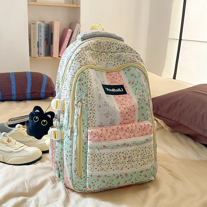 Blumenmuster Freizeit Rucksack Karnz