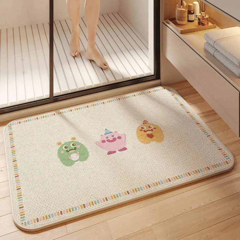Niedlicher tierisches Non-Slip-Badevorleger für das Badezimmer