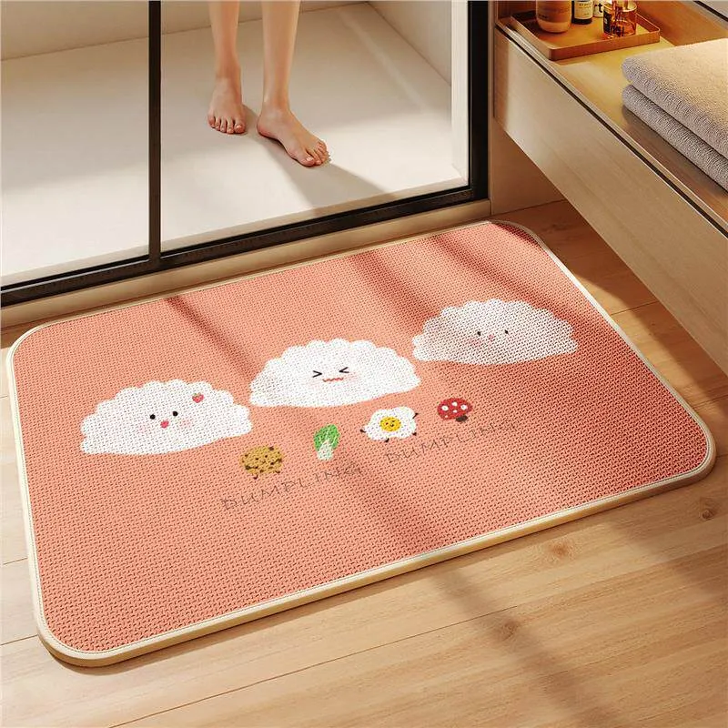 Niedlicher tierisches Non-Slip-Badevorleger für das Badezimmer