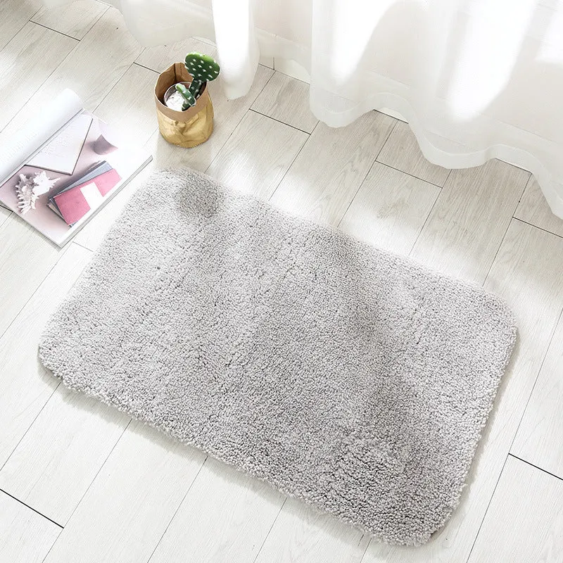 Absorbierender Plüsch-Badevorleger für das Badezimmer