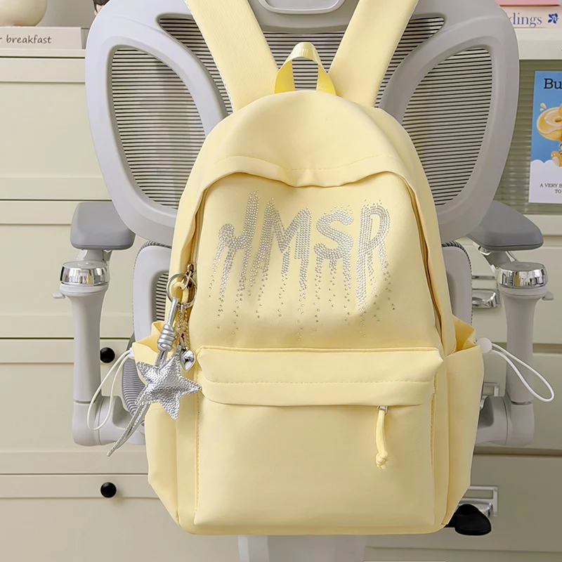 Dekorative mit Strass verziertes Rucksack Karnz