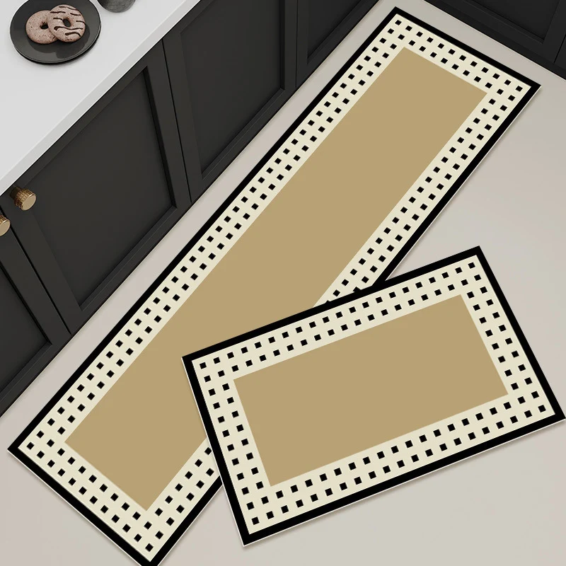 Moderne geometrische Küchenteppichmatte für Zuhause