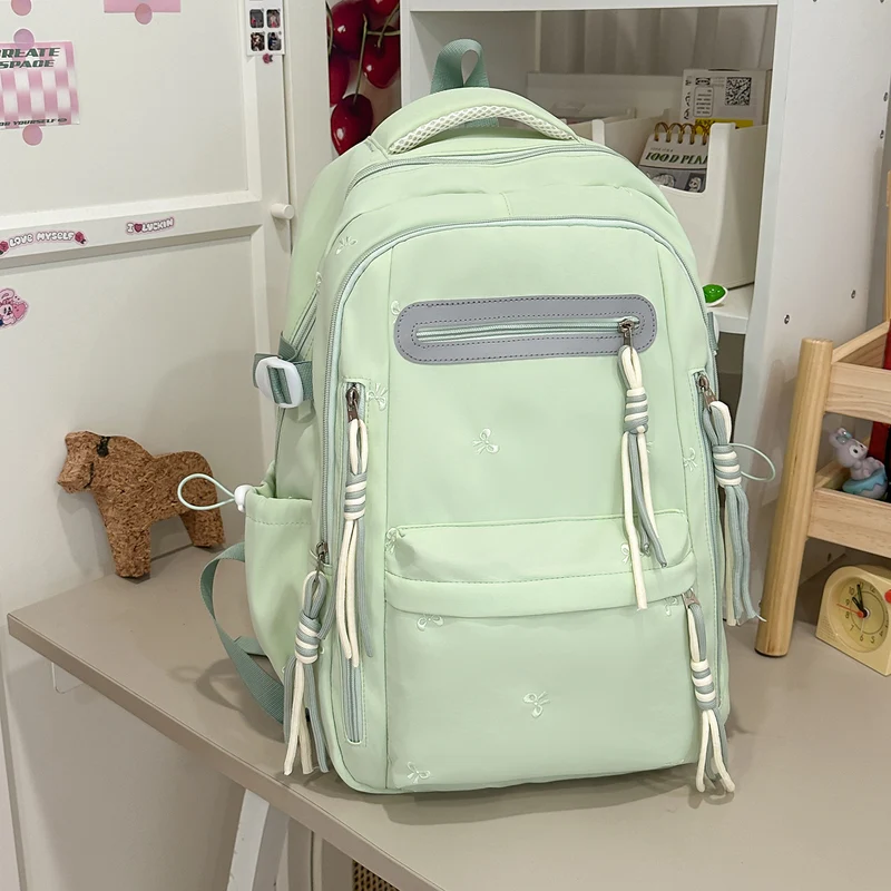 Dekorative Floral Bestickte Rucksack Karnz