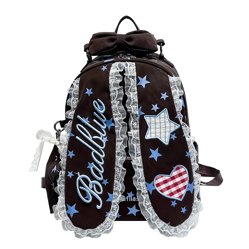 Dekorativer Mini-Rucksack mit Bunny-Ohren Karnz
