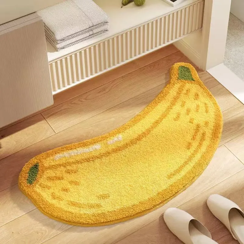 Avocado-förmige Indoor-Badezimmermatte für das Badezimmer