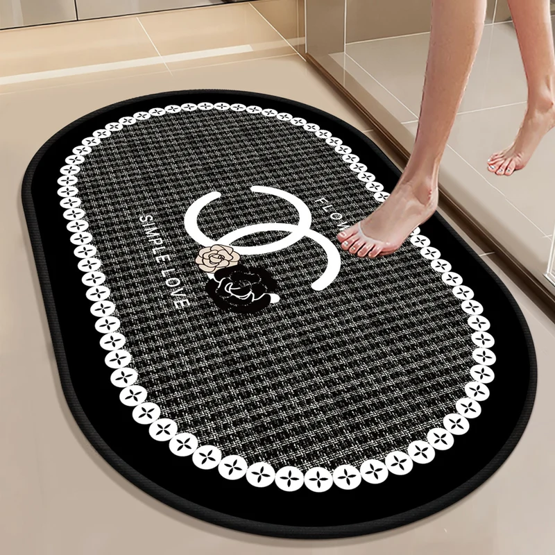 Stylische abstrakte Design-Badematte
