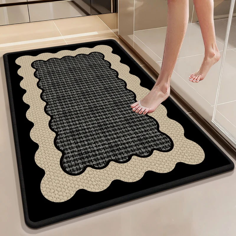 Stylische abstrakte Design-Badematte
