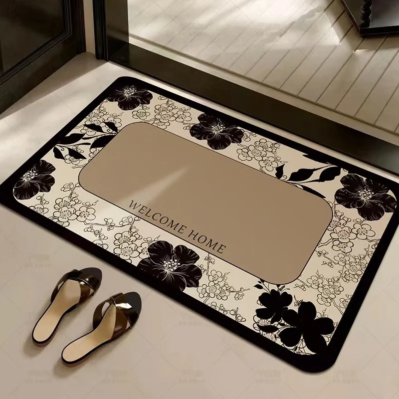 Dekorative Floral Welcome Mat