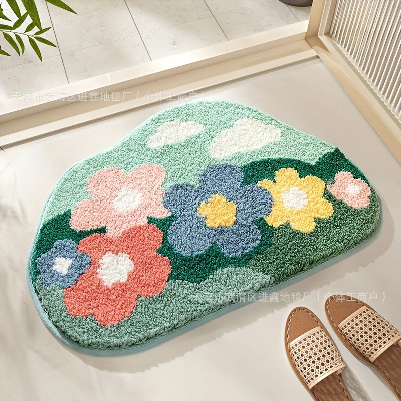 Dekorative Florale Bereichsmatte