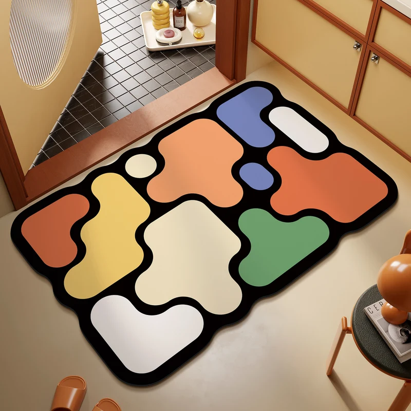 Verspielte Puzzle-Themen-Bereichsmatte