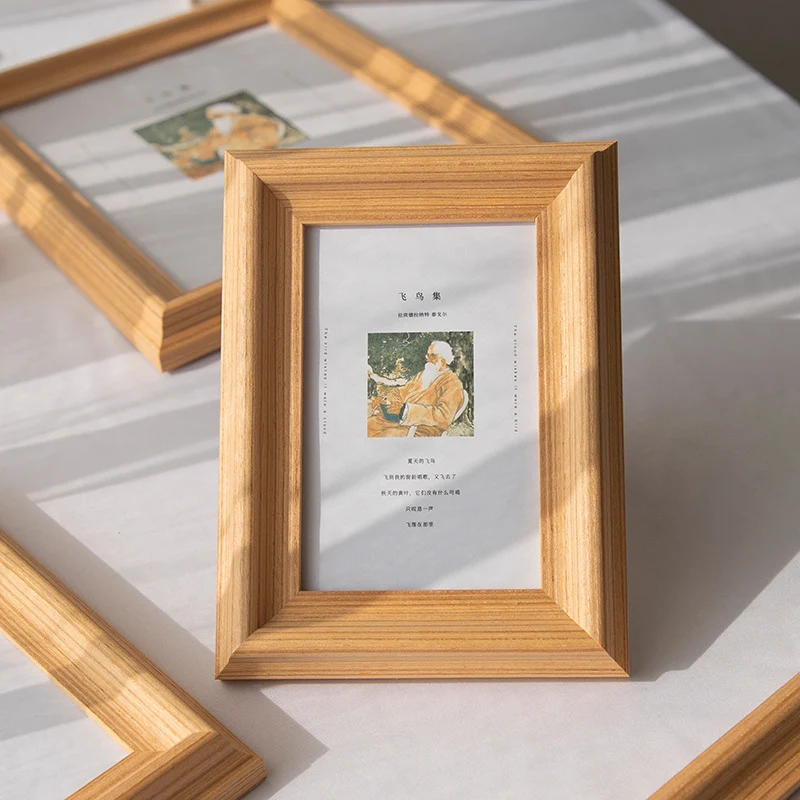 Holz Artwork Display Rahmen für Wohnkultur