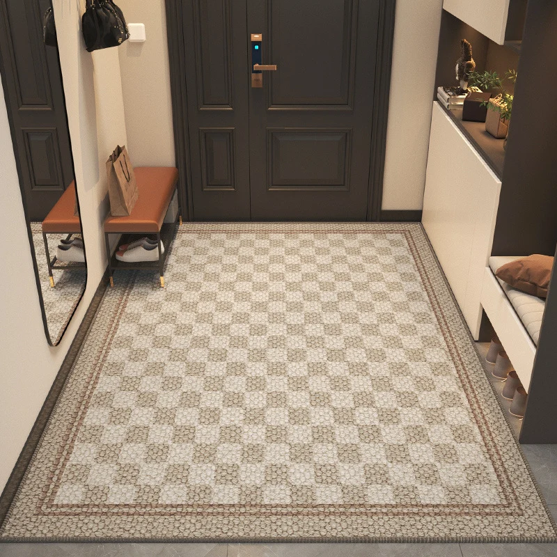 Stylischer geometrischer Muster-Teppich für die Wohnkultur