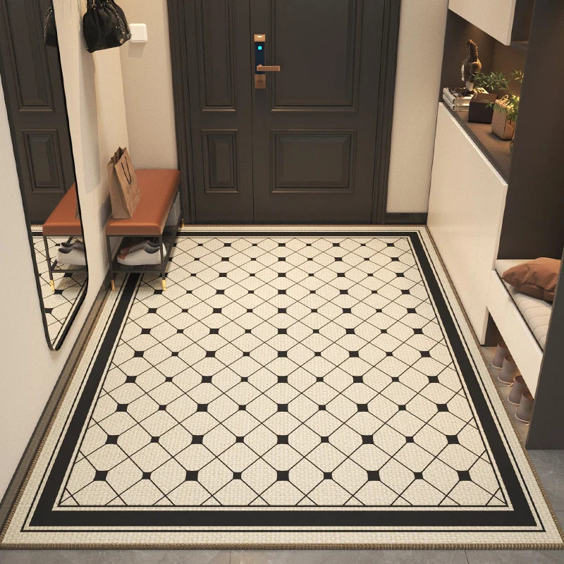 Stylischer geometrischer Muster-Teppich für die Wohnkultur