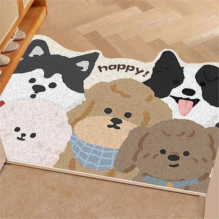 Verspielt Hunde-Themen Fußmatte
