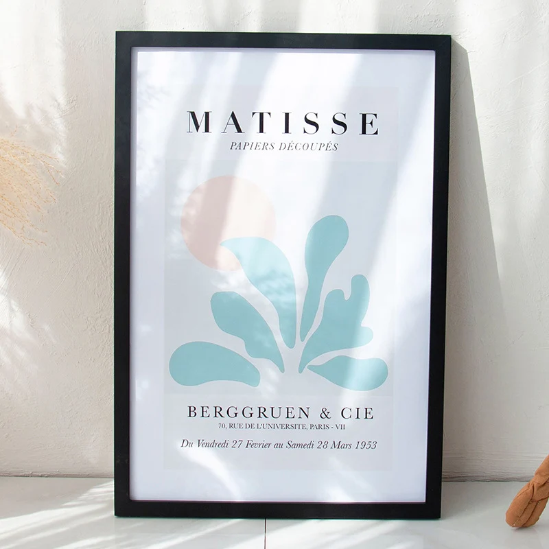 Modern gerahmter Kunstdruck