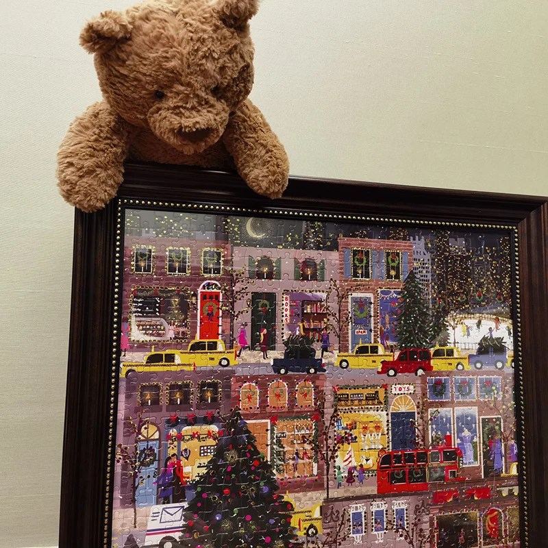 Künstlerischer Puzzle Kunstrahmen für die Heimdekoration