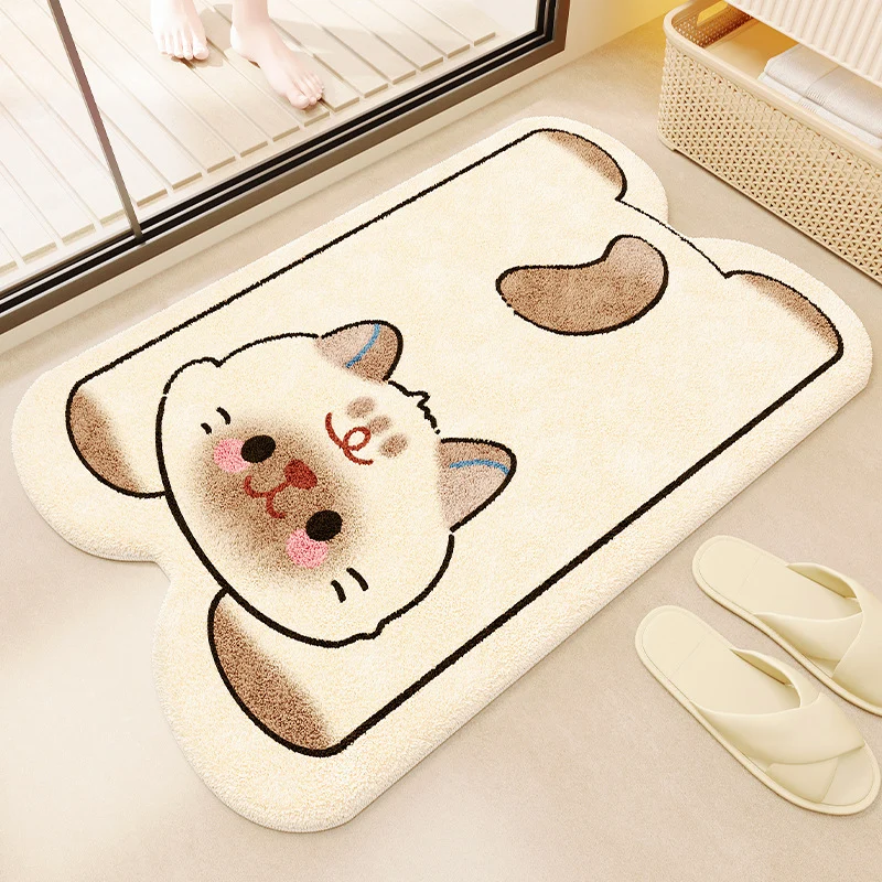 Panda-Themen Plüsch-Badematte für das Badezimmer