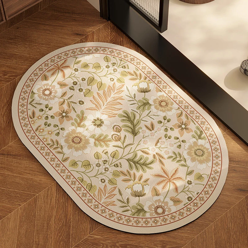 Dekorativer floraler Teppich