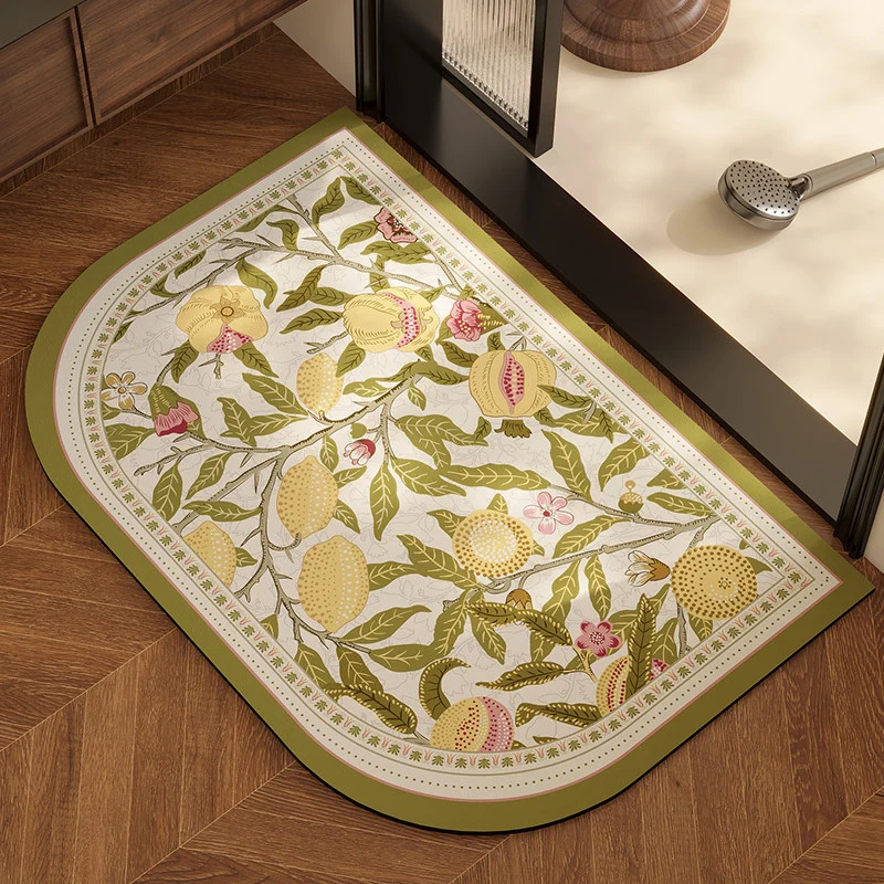 Dekorativer floraler Teppich
