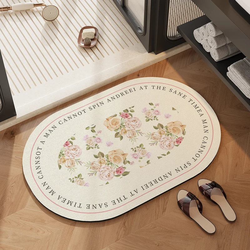 Dekorativer floraler Teppich