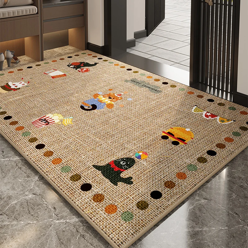 Geometrisch gemusterte Fußmatte für den Hauseingang