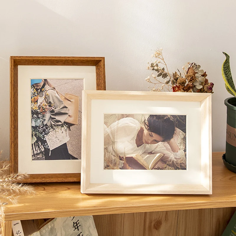 Rustikale Holz-Galerie-Bilderrahmen für Zuhause
