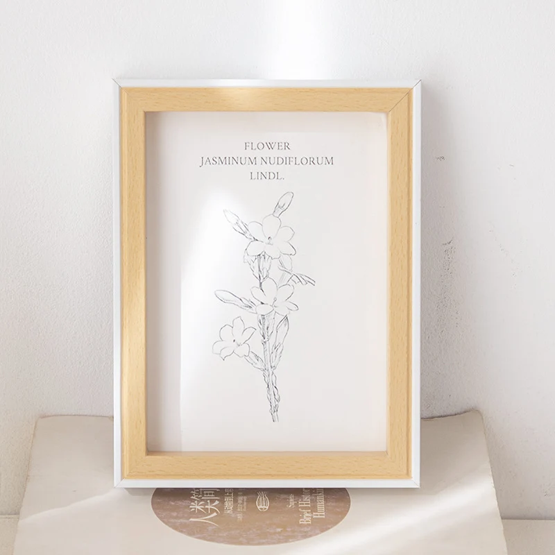 Künstlerischer botanischer Druckrahmen für die Wandmontage