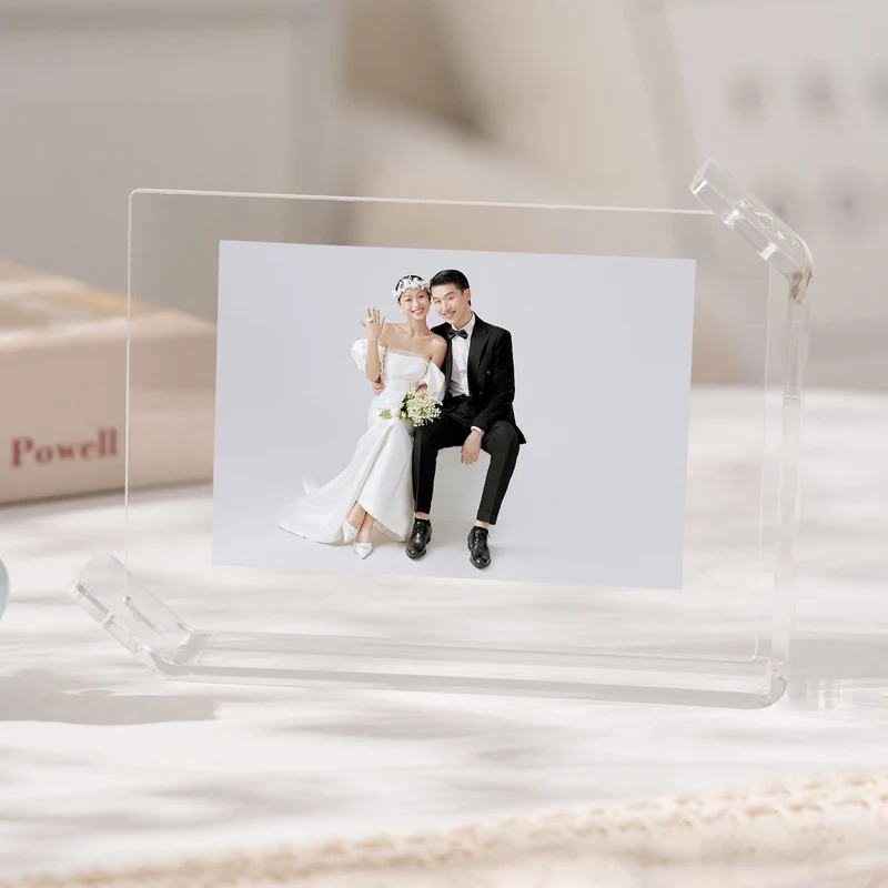 Künstlerischer Acryl-Fotoanzeigerahmen für Zuhause
