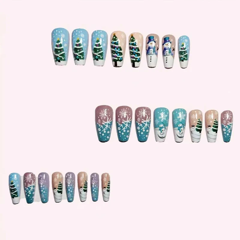 Festliches Feiertags-Nagelkunstdesign
