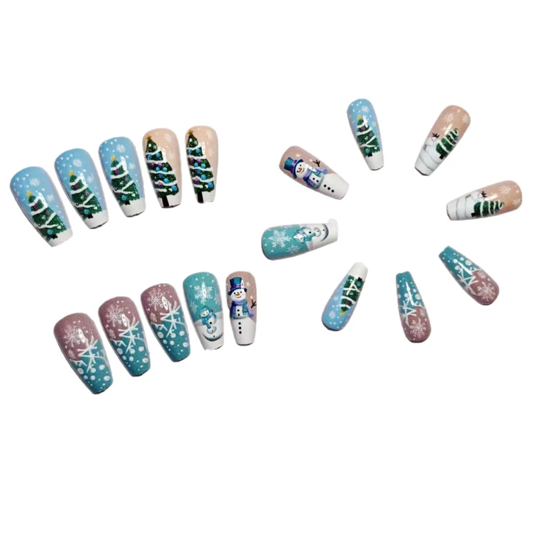 Festliches Feiertags-Nagelkunstdesign
