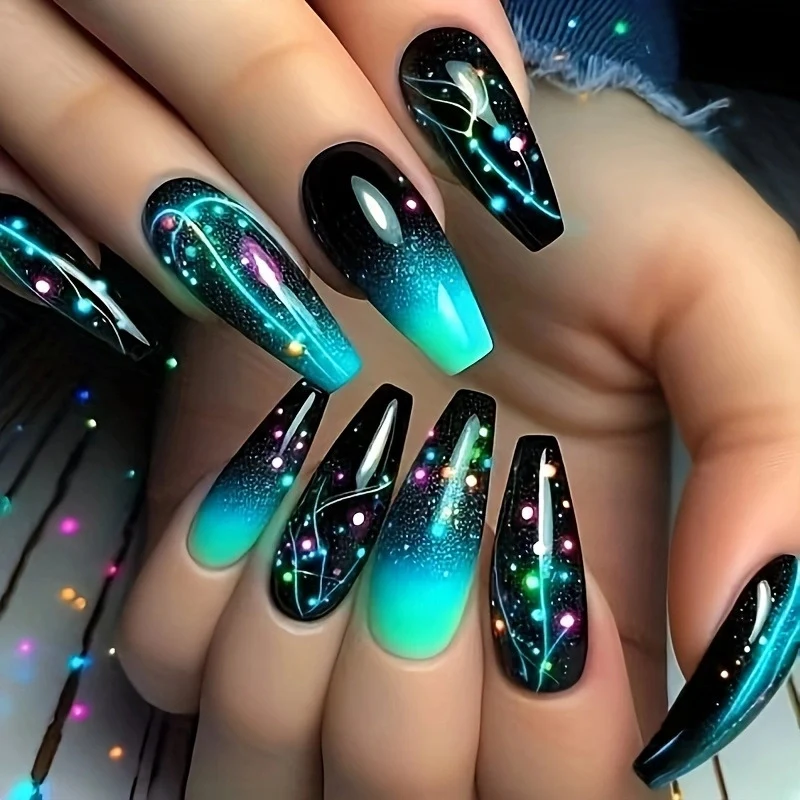 Himmlischer Glanz Nagelkunst
