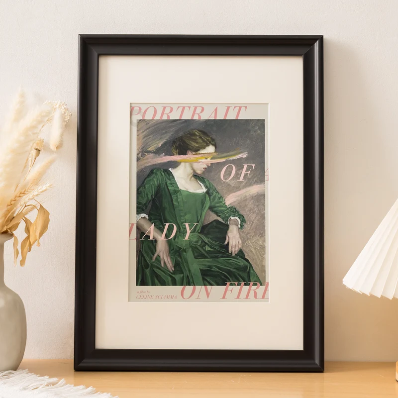 Elegantes Künstlerisches Gerahmtes Filmplakat