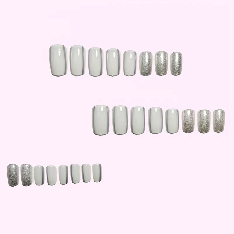 Funkelndes Glitzer Ombre Nageldesign