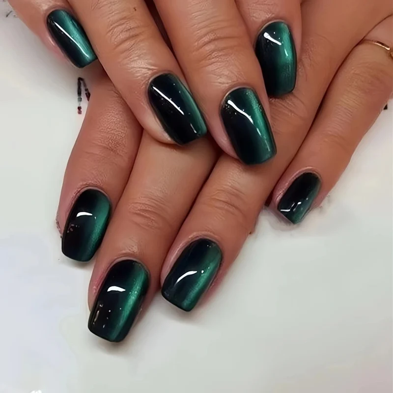 Ombre Glänzendes Nagelset