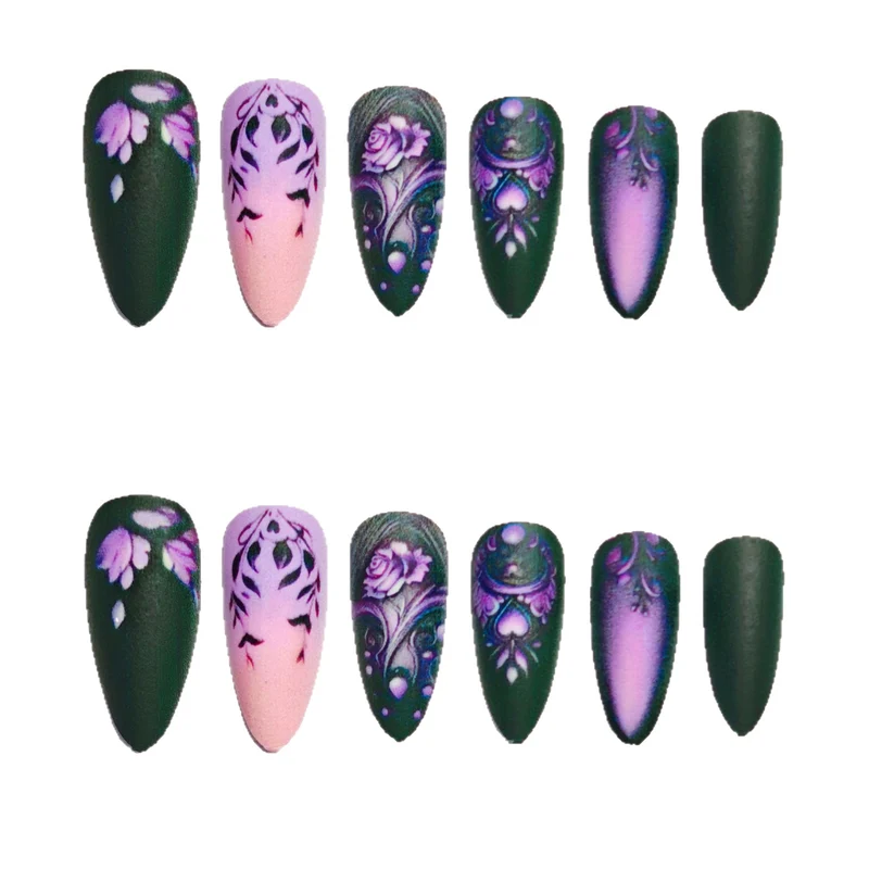 Künstlerische Nagelkunst Designs