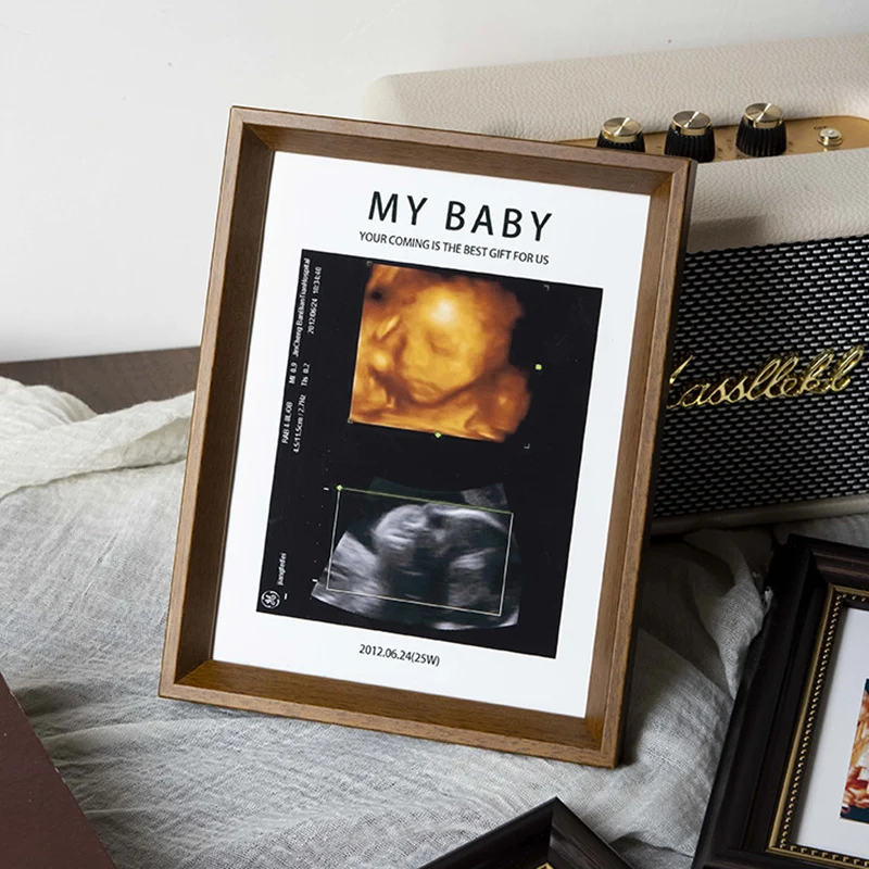 Personalisierter Ultraschall-Foto-Rahmen zur Heimpräsentation
