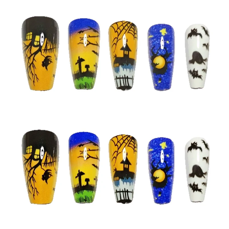 Halloween-Themen Spektakuläres Nagelkunstset