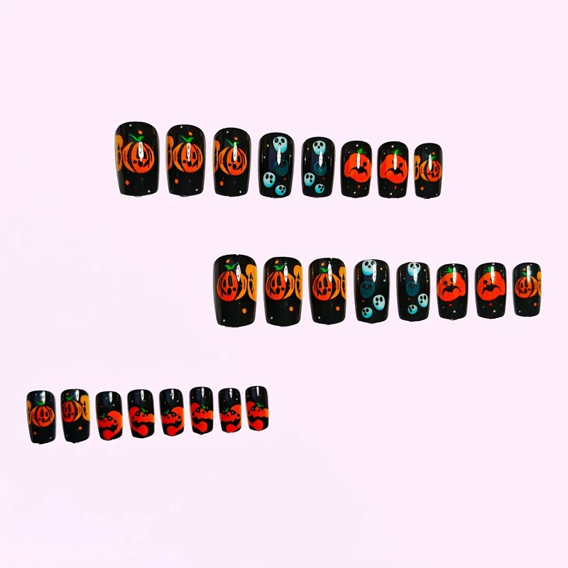 Halloween-Themen-Nagelkunst-Design
