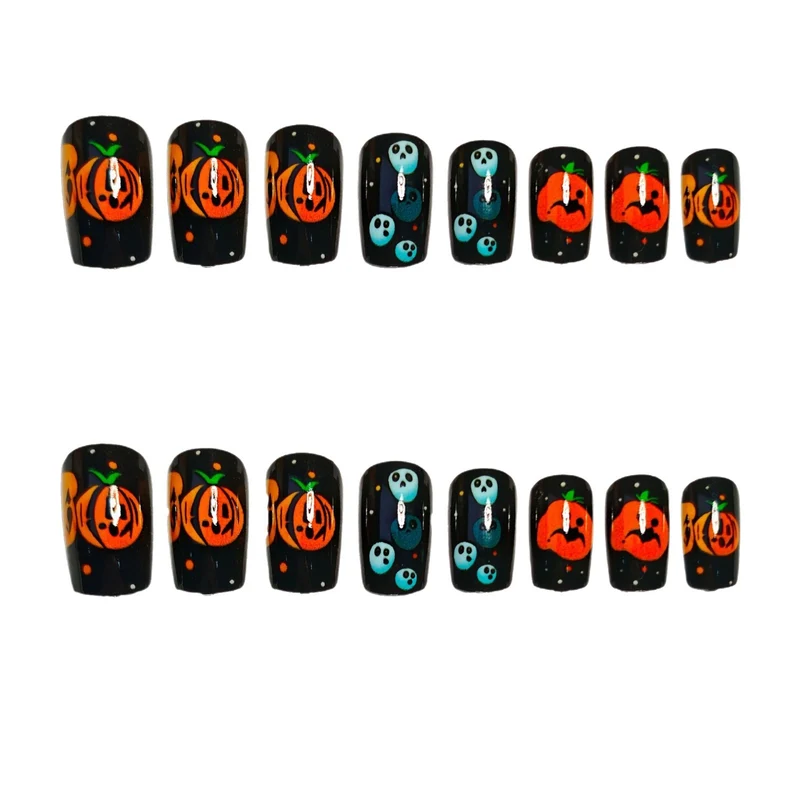 Halloween-Themen-Nagelkunst-Design