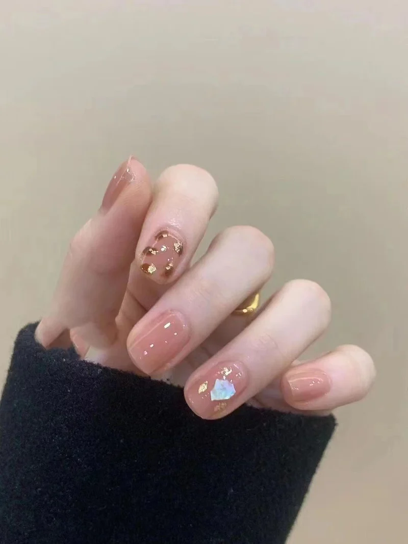Elegante Shimmer Press-On Nagelset